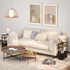 Leomonio Narrow Side Table, Slim End Tables with Fabric Basket, Skinny Table for Small Spaces, Thin Bedside Table