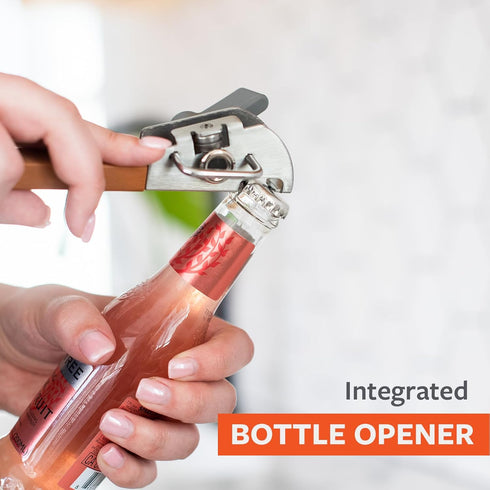 Full Circle Smooth Operator, Smooth-Edge Stainless Steel Can Opener, Safe and Eco-Friendly