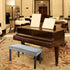 2-Person (27.5"- 36.5") (12"- 16") SINOSSO Soft Velvet Piano Bench Cover, L x W Rectangle Stretch Washable Stool