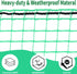 5x100ft Deer Fence Netting, Heavy Duty Plastic Mesh Fence for Deer, Rabbits, Birds & Chickens, Green Garden Netting