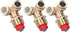 Zerodis Brass Misting Nozzles, 3Pcs Spray Nozzles with Filter for Garden Irrigation and Outdoor Cooling