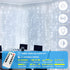 300 9.8 9.8FT 8 LED Fairy Curtain Lights, x Cold White USB Plug in Modes String Hanging Lights with Remote