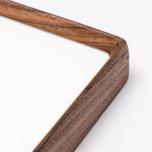 6x6 4x4, Square Picture Frame in Natural Walnut Wood, Solid Wooden Frames matted to Gallery Frames for Wall Mount