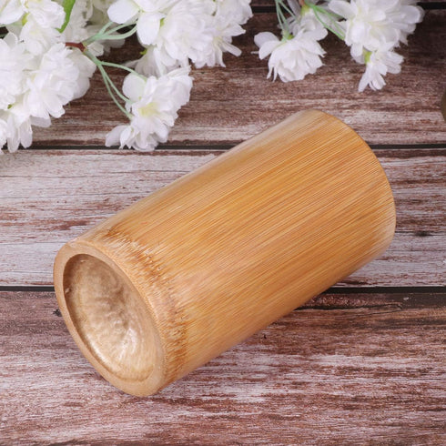 Yardwe Bamboo Utensil Holder, 1 PC Wooden Storage Organizer for Cooking Utensils, 15CM Kitchen Tool Holder