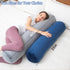 1 47x7.87 Inches, MIDDLE ONE Body Pillow, Memory Foam Round Body Pillows for Adults, Firm Long Bolster Pillow for Bed