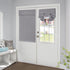 HOMEIDEAS 100% Blackout French Door Curtains, 26 X 40 Inch, Privacy Door Curtains, Thermal Insulated Room Darkening