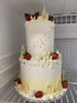 10inch Metal Cake Scraper, Stainless Steel Cake Edge Smoother for Buttercream Decorating