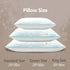 Pillows Queen Size Set of 2 – Cooling Memory Foam Pillows for Sleeping, Adjustable Firm for Back and Side Sleepers