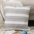 Stripe Soft Linen Pillow Cases, Decorative Throw Cushion Cover with Hidden Zipper - 20" x 20"