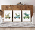 SYYANKK 12x16x3 Inch Dinosaur Nursery Wall Art Kids Canvas Poster Baby Boy Nursery Wall Decor Green Dino Pictures