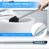 Wsedor 2 Pack, 304 Toilet Brush and Holder Stainless Steel Toilet Brush with Extended and Durable Comfortable Brush