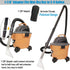 Happy Tree Universal Fit All Shop Vacs with 2-1/2", 1-7/8", & 1-1/4" Adapters for Upholstery Cleaning
