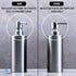 2 Pack Bathroom Countertop Soap Dispensers in Brushed Nickel
