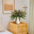 ComfyKit 45Pcs Artificial Pine Branches with Red Berry Stems,Christmas Faux Green Cedar Sprigs Branches,Fake Greenery