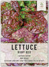 Seed Needs, Ruby Red Lettuce Seeds - 400 Heirloom Seeds for Planting