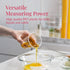 Prestee 50 Disposable Measuring Cups 8 oz - Clear Plastic Paint Measuring Cups for Epoxy Resin, Baking, Crafting