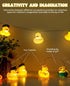 20 9.8ft AceList LED Yellow Duck String Lights - Long, Child-Friendly Decor, Perfect for Kids' Bedrooms and Play Areas