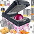 SpaceHacks 12-in-1 Vegetable Chopper, Kitchen Gadgets with 7 Blades, Veggie, Food, Onion Chopper,