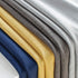 SINGINGLORY Navy Blue Blackout Curtains - 42 x 63 Inches Long Panels Set of 2 Linen Textured Thermal Insulated