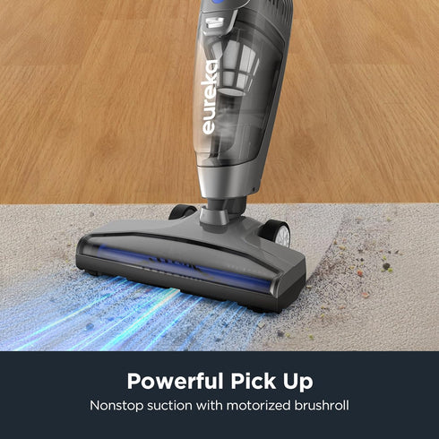 Eureka NES312 Corded Stick Vacuum Cleaner, Lightweight Pet Hair Cleaner with Powerful Suction for Carpet and Hard