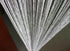1x2 M Door String Curtain - Rare Flat Silver Ribbon Thread Fringe Window Panel Room Divider for Wedding