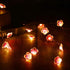 Mudder 2 Pieces Cherry Blossom Lights, LED Flower String Light, Battery Wire Fairy Garland for Party Decoration