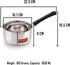 HAZEL Stainless Steel Saucepan with Handle, Induction Cooktop, 1.3 Quarts, Easy to Clean, Ideal for Tea Milk