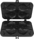 Taiyaki Pan, Non-Stick Double Sided Frypan with 4 Grids, Black Anti-Scalding Handle, Fish Shape Aluminium Waffle Maker