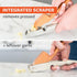 Full Circle Crushed It - Easy-Clean Stainless Steel Garlic Press - Effortless Crushing and Quick Mess-Free Clean-Up