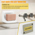 4x4 Inch Shower Wall Soap Holder & Ceramic Soap Dish - Fits & Any Tile Walls, Heavy-Duty Flat-Back Design with Drainage