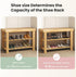 3-Tier 286 lb 11.3 27.6 18 Inches, DUMOS Shoe Rack Bench with Storage, Bamboo Entryway Benches, Wooden Shoe Rack Holds