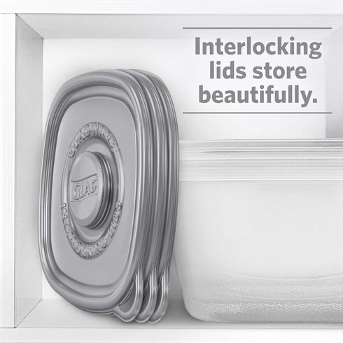 Glad GladWare Home Mini Round Food Storage Containers - Small Meal Container Holds up to 4 Ounces, 8 Count