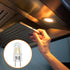 Belleone Light Bulb for GE Microwave Oven - 120V 50W Halogen Lamp Compatible with Over The Range Microwave Hood