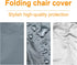 Uranshin 2PCS, 28" 13" 43" Outdoor Folding Chair Covers Zero Gravity Chair Covers Waterproof, Sturdy Folding Patio