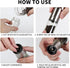 Bunchtou 1pk Original Stainless Steel Pepper Grinder or Salt Mill - Coarseness Adjustable Sea Salt Grinder or Pepper
