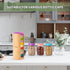 Mason Jar Lid Organizer (2pcs), Bamboo Storage for Mason/Canning Lids, Stackable and Steady Design