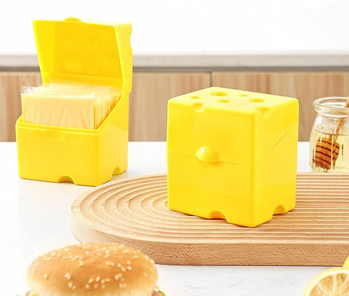 CREHNIL Cow Cheese Slice Holder Storage Container For Refrigerator Sliced Shredded Keeper Containers For Fridge