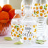 Orange Little Cutie Baby Shower Water Bottle Labels, Waterproof Stickers for 24 Count Water Bottles