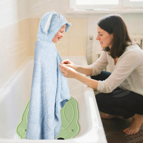 3-10,Kids 31 47 UNEEDE Blue Elephant Bath Hooded Towel for Kids,Extra Soft and Fast Drying Poncho for Toddlers Age