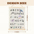 123 12x16 Set 2 Supwhd Ocean Nursery Decor, Alphabet Numbers Ocean Animals Poster Hanger Frame, Sea Animals ABC