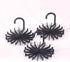 4 Pack Tie Rack Hanger Holder Hooks Organizer for Men, 360 Degree Rotating Tie Racks, Black