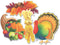 Beistle 4-Pack Decorative Thanksgiving Cutouts, 14-Inch