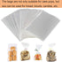 Big Size Lollipop Cake Pop Treat Bag Set, 100pcs Parcel Bags, 100pcs Papery Treat Sticks, 100pcs Metallic Twist Ties