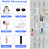 28 4 Closet GOMAJI Large Pockets Over the Door Shoe Organizer with Hooks for Different Widths Doors, Hanging Shoe Rack