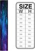 Dining Table Runner Dresser Scarf, Linen Burlap Fabric Galaxy Stars in Space Washable Table Runners 72 Inches