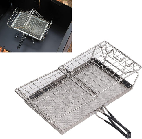 Camping Toaster, Foldable Portable Durable Stovetop Toaster, Convenient for Picnic