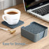Set 6, Set 4 Inch,Cool Colinda Silicone Drink Coasters with Holder, of for Tabletop Protection and Office Desk, Cup Mat