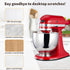 Sliding Mat for KitchenAid Mixer - Metal Mixer Mover Slider Mat for 4.5-5qt Tilt-Head Stand Mixer