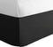 TODAY'S HOME Classic Tailored Bed Skirt Dust Ruffle, King, Black, 14" Drop Length