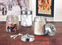 Amolliar Apothecary Jars - Bathroom Vanity Organizer Canister Jar with Lid for Qtips, Cotton Swabs, Makeup Sponges